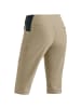 Maier Sports Inara slim Capri Vario in Hellbraun