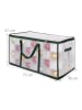 relaxdays Weihnachtskugel-Aufbewahrungsbox in Transparent/ Grün - (B)73 x (H)37 x (T)36 cm