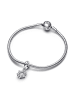 Pandora Charm-Anhänger Funkelnder Pfotenabdruck Silber