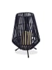 relaxdays Outdoor Lampe in Schwarz - (H)26 x Ø 19 cm