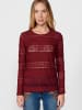 KOROSHI Langarm-T-Shirt in braun