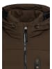 Camel Active teXXXactive® Funktionsjacke mit verstellbarem Saum und Kapuze in Dunkelbraun