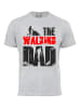 Cotton Prime® Fun-Shirt "THE WALKING DAD" in grau