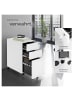 tectake Aktenrollschrank Parvus 30 x 50 x 59,5 cm, weiß