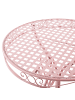 Beliani Runder Tisch ALBINIA in Rosa - (W) 70 x (H) 74 x (L) 70 cm