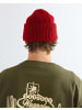 Wrangler Mütze Ribbed Wool in Red