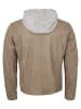 JILANI Lederjacke Kapuze Lammnappa in Beige