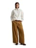 Marc O'Polo DENIM Gestreiftes Polo-Sweatshirt relaxed in Offwhite