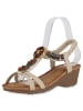 VAN HILL Keilsandaletten Amelia in Beige