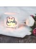 Mr. & Mrs. Panda Glas Windlicht Pinguine trösten mit Spruch in Transparent