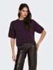 JDY Gestricktes T-Shirt in Plum Perfect