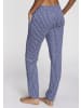 VIVANCE DREAMS Pyjamahose in blau-rosa-gestreift