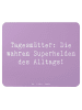 Mr. & Mrs. Panda Mauspad Spruch Tagesmutter Superheld mit Spruch in Lavendeltraum