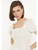Usha Women Dress in multicolor white