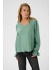 Kaffe Langarm-Bluse KArea Regular fit in Sea Spray CC