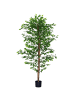 HOMCOM Künstliche Ficus-Pflanze-Ø17,5 x 180H cm-Grün