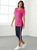 Sieh an! Longshirt in fuchsia