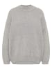 myMo Strickpullover in Grau Melange