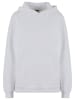 Urban Classics Urban Classics Ladies Loose Brushed Fleece Hoody in white