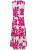Vivance Maxikleid in creme-berry bedruckt
