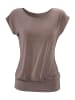 LASCANA Longshirt in taupe
