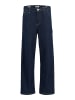 JACK & JONES Junior Baggy Jeans JJIALEX JJCARPENTER SQ 202 JNR in blue denim