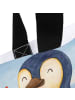 Mr. & Mrs. Panda Shopper Pinguin Diät Design mit Spruch in Weiß