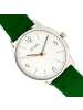 Simplify Die 6300 Lederarmbanduhr in Olive/White