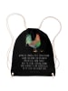 Mr. & Mrs. Panda wander rucksack Hahn Korn mit Spruch in Schwarz
