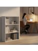 relaxdays Bücherregal in Weiß - (B)60 x (H)82 x (T)24 cm