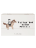 Mr. & Mrs. Panda kiste holz Pferd Reiten mit Spruch in Weiß