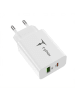 Wisam Wandladegerät T-PHOX SPEEDY USB-C 20W + USB 18W QC 3.0 Weiß