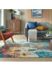 KADIMA DESIGN Teppich Kurzflor Abstrakt, Wohnzimmer in Multicolor