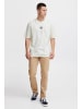 INDICODE T-Shirt 45654MM überschnittenes T-Shirt mit Logoprint in Beige