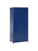 Beliani Kleiderschrank VARNA in Blau - (W) 76 x (H) 171 x (L) 50 cm
