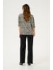 Kaffe Bluse kurzarm KAvelana Regular fit in Multi Color Leo Print
