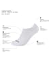 camano Baumwolle Unisex-Sneaker-Socken 5 Paar mesh ventilation in weiß
