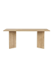 CALICOSY Esstisch LORAN in Eiche - (W) 180  x (H) 75  x (L) 90  cm