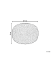 Beliani Pouf DUKI in /Braun/Beige - (W) 50 x (H) 40 x (L) 50 cm