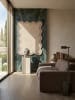 KADIMA DESIGN Teppich Wolle Handgetuftet WINCH Geometrisch Wohnzimmer Modern in Naturfarben