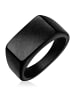 True Rebels Ring aus Edelstahl in schwarz