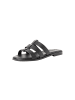 Tamaris Ledersandalen Schwarz