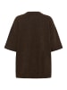 Kaffe Strickpullover KAniel Baggy fit in Chocolate Brown Melange