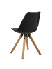 ebuy24 Esszimmerstuhl Dima Schwarz 2er Set