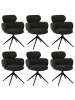 MCW 6er-Set Esszimmerstuhl O77, Anthrazit