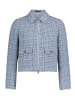 Betty Barclay Blazer-Jacke langarm in Blau/Weiß