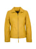 JILANI Lederjacke Lammnappa in Gelb
