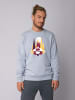 wat? Apparel Sweatshirt Von Bären und Bergen in Serene Blue