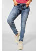 Street One Jeans in heavy indigo random wash