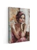 MuchoWow Leinwand bilder Träumendes Porträt (BxH)